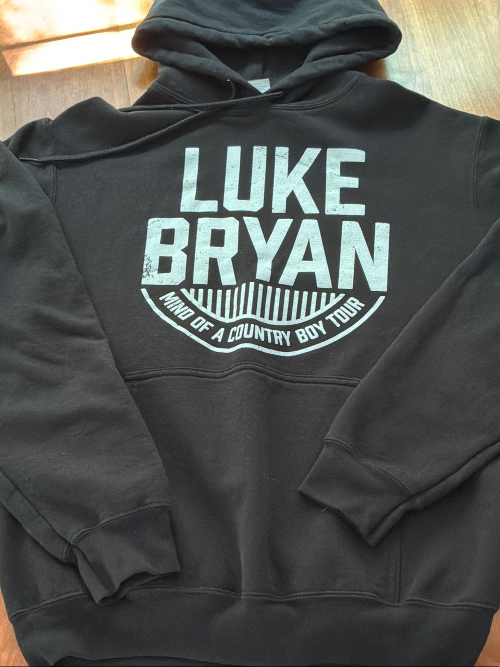 Port and Company Black Luke Bryan Graphic Pullover Hoodie